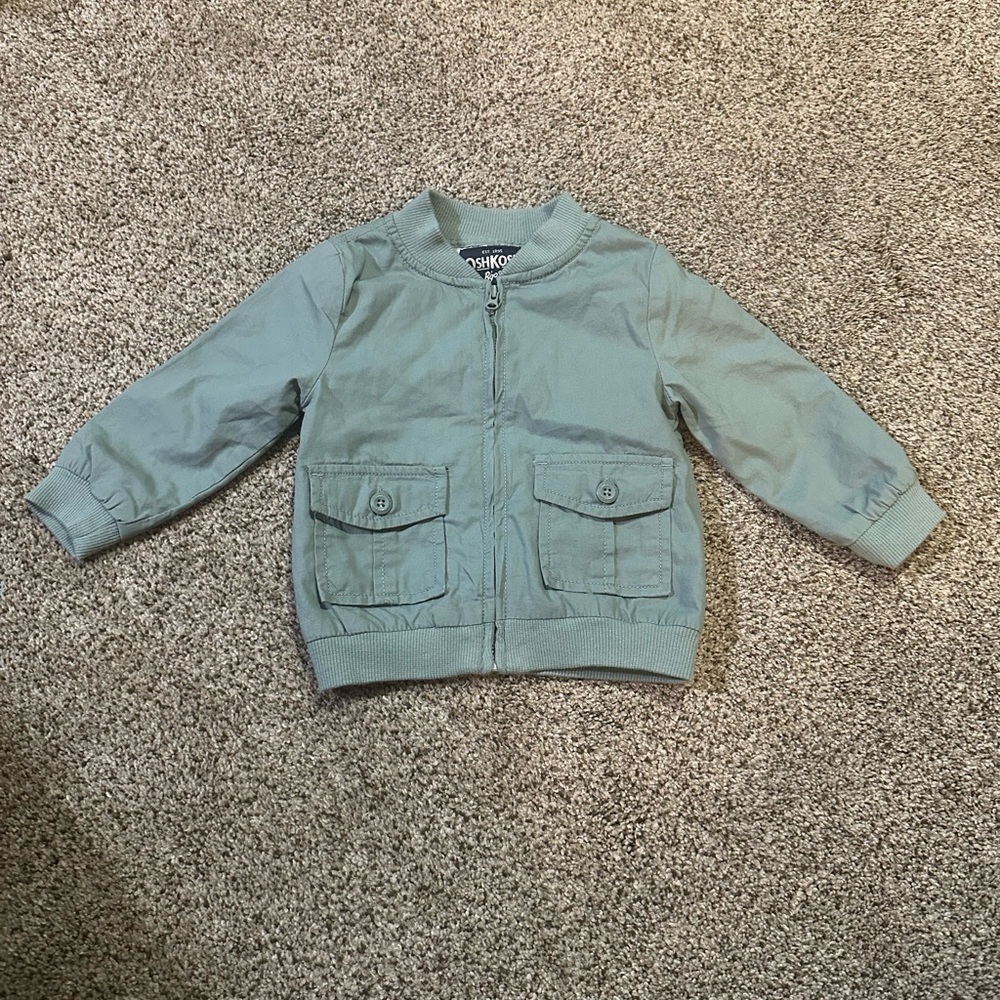 Baby boy zip up jacket